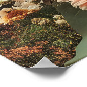 Anthurium en tropische bloemschikking poster (Hoek)