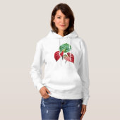 anthurium floral art hoodie (Voorkant volledig)