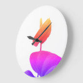 Anthurium fotografie Acryl Wandklok (Hoek)