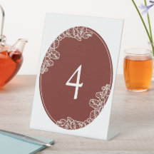 Anthurium geïllustreerd huwelijks tafelbord