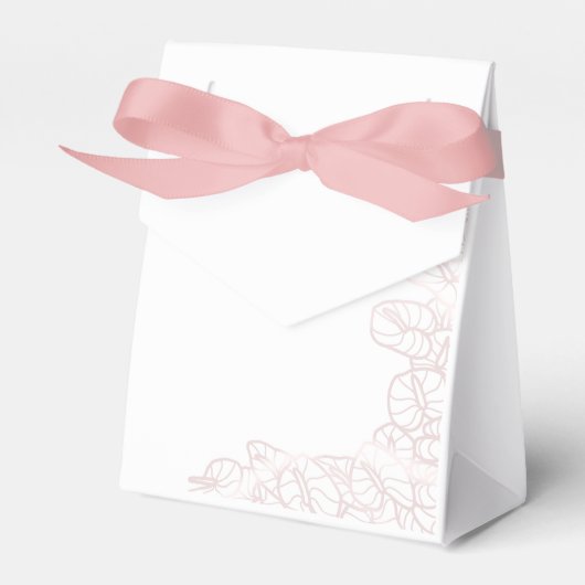 Anthurium huwelijksgeschenkdoos bedankdoosjes (Voorkant Zijde)