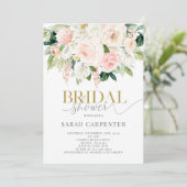 Anthurium Modern Bridal Shower Kaart (Staand voorkant)