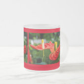 Anthurium Multi Matglas Koffiemok (Voorkant rechts)