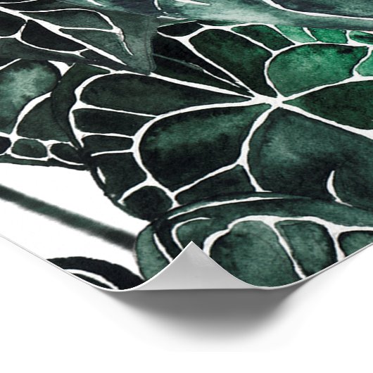 Anthurium Plant Leaf Poster (Hoek)