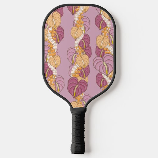 Anthurium Puakenikeni Lei Pickleball Paddle (Achterkant)