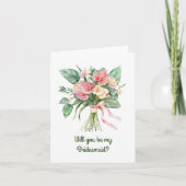 Anthurium Tropical Bouquet Wedding Party Voorstel (Voorkant)