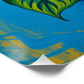 anthurium van gogh style perfect poster (Hoek)