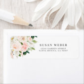 Anthurium waterverf florale uitnodiging etiket (Insitu)