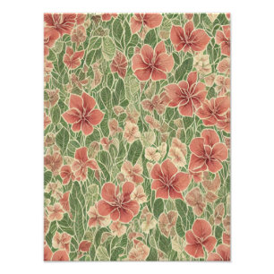 Anthuriumbloemen  ephematroon foto afdruk