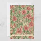 Anthuriumbloemen Happy Moederdag Aankondiging (Voorkant)