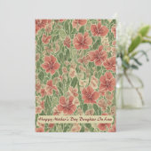 Anthuriumbloemen Happy Moederdag Aankondiging (Staand voorkant)