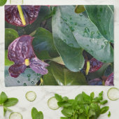 Anthuriums Theedoek (Gevouwen)