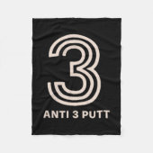Anti 3 Putt  Fleece Deken (Voorkant)