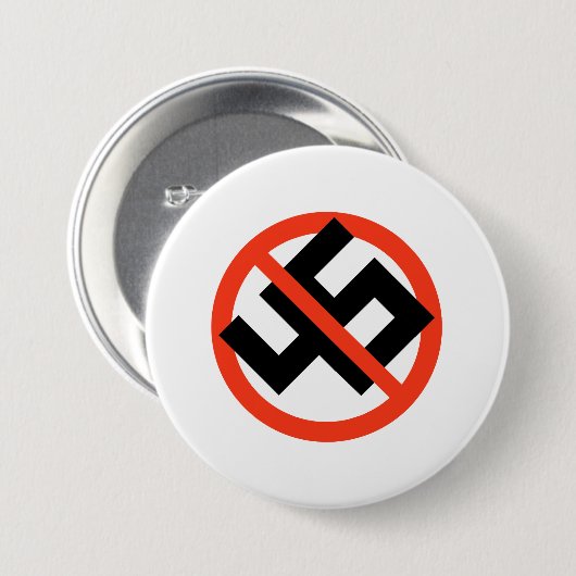 ANTI 45 RONDE BUTTON 7,6 CM (Voorkant /achterkant)