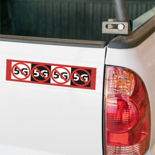 Anti-5G-bumpersticker Bumpersticker (Op Truck)