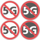 Anti-5G vinyl sticker (Voorkant)
