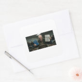 Anti-AA Geef Alles of Verdwijn Vierkante Sticker (Envelop)