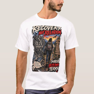Anti-AA-herstel Niet Religie T-Shirt
