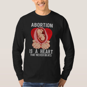 Anti Aboration Pro Life Choice Stop Unborn Lives C T-shirt