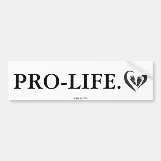 Anti-abort bumpersticker (Voorkant)