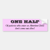 Anti-abortus Bumpersticker (Voorkant)