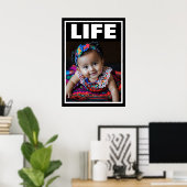 Anti-Abortus Prachtige Spaanse Baby Meisje Poster (Thuiskantoor)