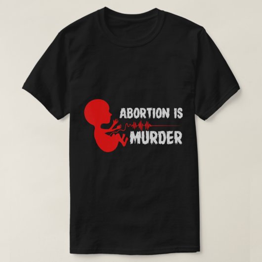 Anti-abortus Pro - Christelijke Republikeinse supp T-shirt (Design voorkant)