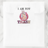 Anti abortus ProLife Choice Stop ongeboren levens Ronde Sticker (Tas)