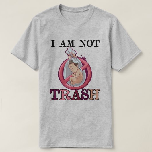 Anti abortus ProLife Choice Stop ongeboren levens T-shirt (Design voorkant)