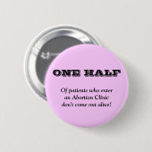 Anti-abortus Ronde Button 5,7 Cm (Voorkant /achterkant)