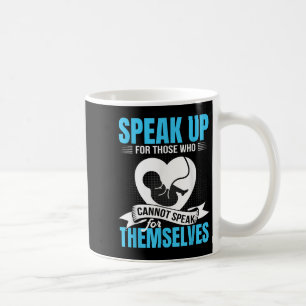 Anti-abortus spreek op voor degenen die niet voor koffiemok