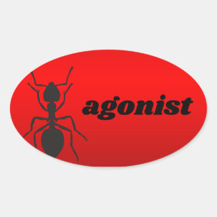 anti-agonist ovale sticker