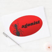 anti-agonist ovale sticker (Envelop)