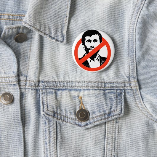 Anti-Ahmadinejad Ronde Button 5,7 Cm (In situ)