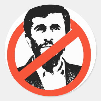 Anti-Ahmadinejad Ronde Sticker