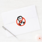 Anti-Ahmadinejad Ronde Sticker (Envelop)