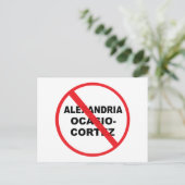 Anti Alexandria Ocasio-Cortez Briefkaart (Staand voorkant)