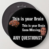 Anti Alexandria Ocasio-Cortez Ronde Button 6,0 Cm (Voorkant /achterkant)