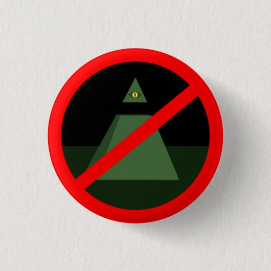 Anti-alles-zien Oogoog Button (Voorkant)