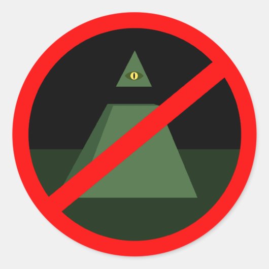 Anti Allesziende Oog Sticker (Voorkant)