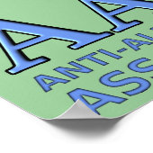 Anti-Allitation Association Funny Sign Poster (Hoek)