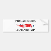 Anti-Amerikaanse antitrump Bumpersticker (Voorkant)
