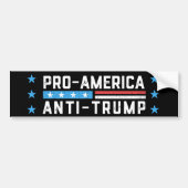 Anti-Amerikaanse antitrump Bumpersticker (Voorkant)