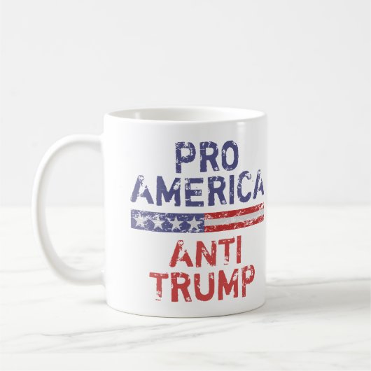 Anti-Amerikaanse antitrump Koffiemok (Links)