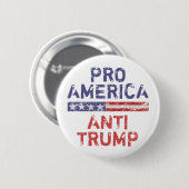 Anti-Amerikaanse antitrump Ronde Button 5,7 Cm (Voorkant /achterkant)