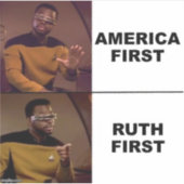 Anti-Apartheid Anti-Nationalistische Sticker (Voorkant)