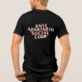 Anti Apartheid Social Club Poppy Flower Tri-Blend Shirt (Achterkant)