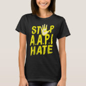 Anti Aziatisch Racisme AAPI Steun Stop AAPI Haat T-shirt (Voorkant)