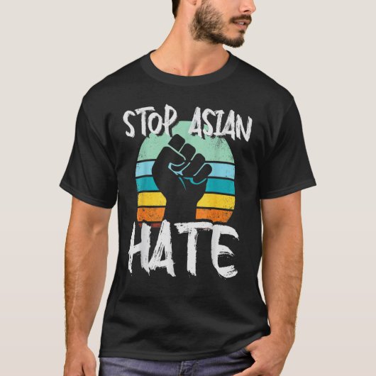 Anti-Aziatische Racisme Aapi Support Stop Asian Ha T-shirt (Voorkant)
