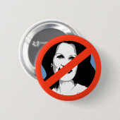 ANTI-BACHMAN: Anti-Michelle Bachman Ronde Button 5,7 Cm (Voorkant /achterkant)